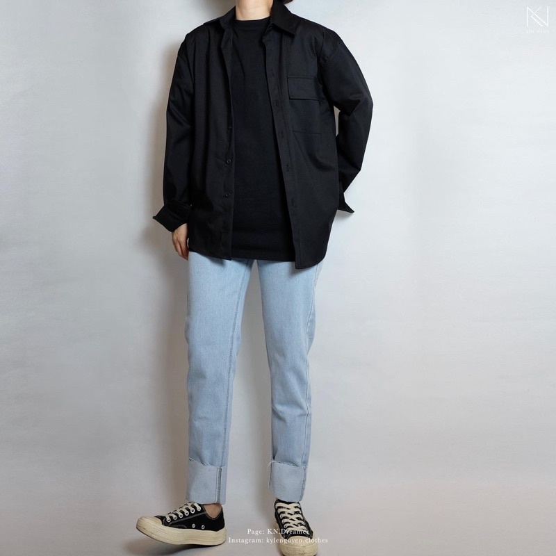 QUẦN SKINNY JEANS, LẬT LAI - CLOWN JEANS'S KN