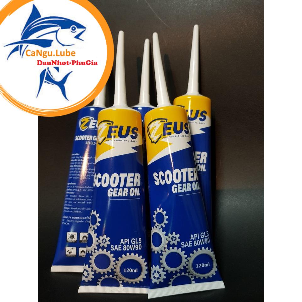 Nhớt Hộp Số Xe Ga Cao Cấp US Scooter Gear SAE 80W90, nhớt lap xe tay ga US 120ml ưu đãi-DauNhot-PhuGia-