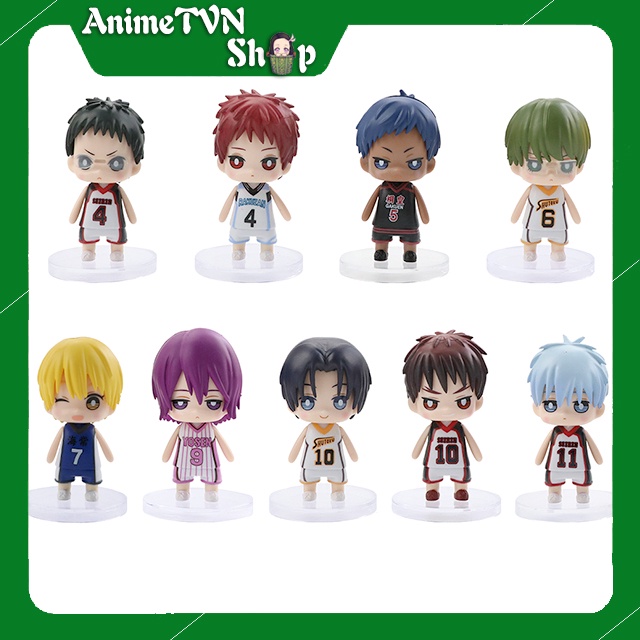 Combo Nhiều Mô hình Anime/Manga Kuroko no Basket  Phong cách chibi Siêu xinh