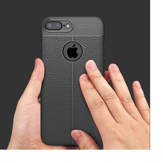 Ốp lưng Iphone 7 plus/8plus silicon giả da,chống sốc auto Focus