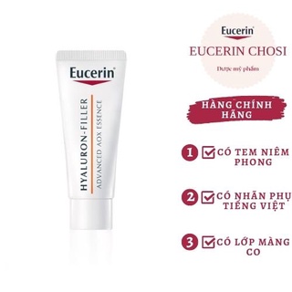 Tinh Chất Ngừa Lão Hóa và Se Khít Lỗ Chân Lông Eucerin Hyaluron-Filler Advanced AOX Essence 5ml