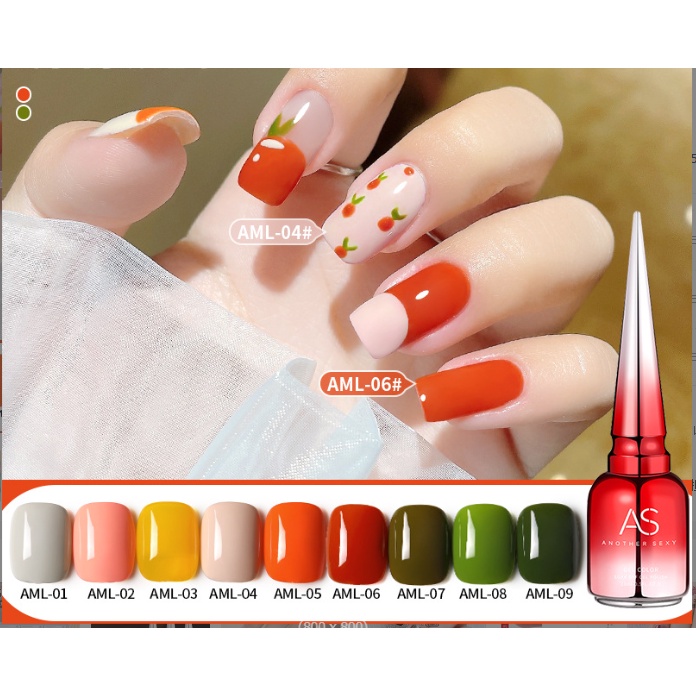 Sơn Gel As mã AML | Chai đỏ