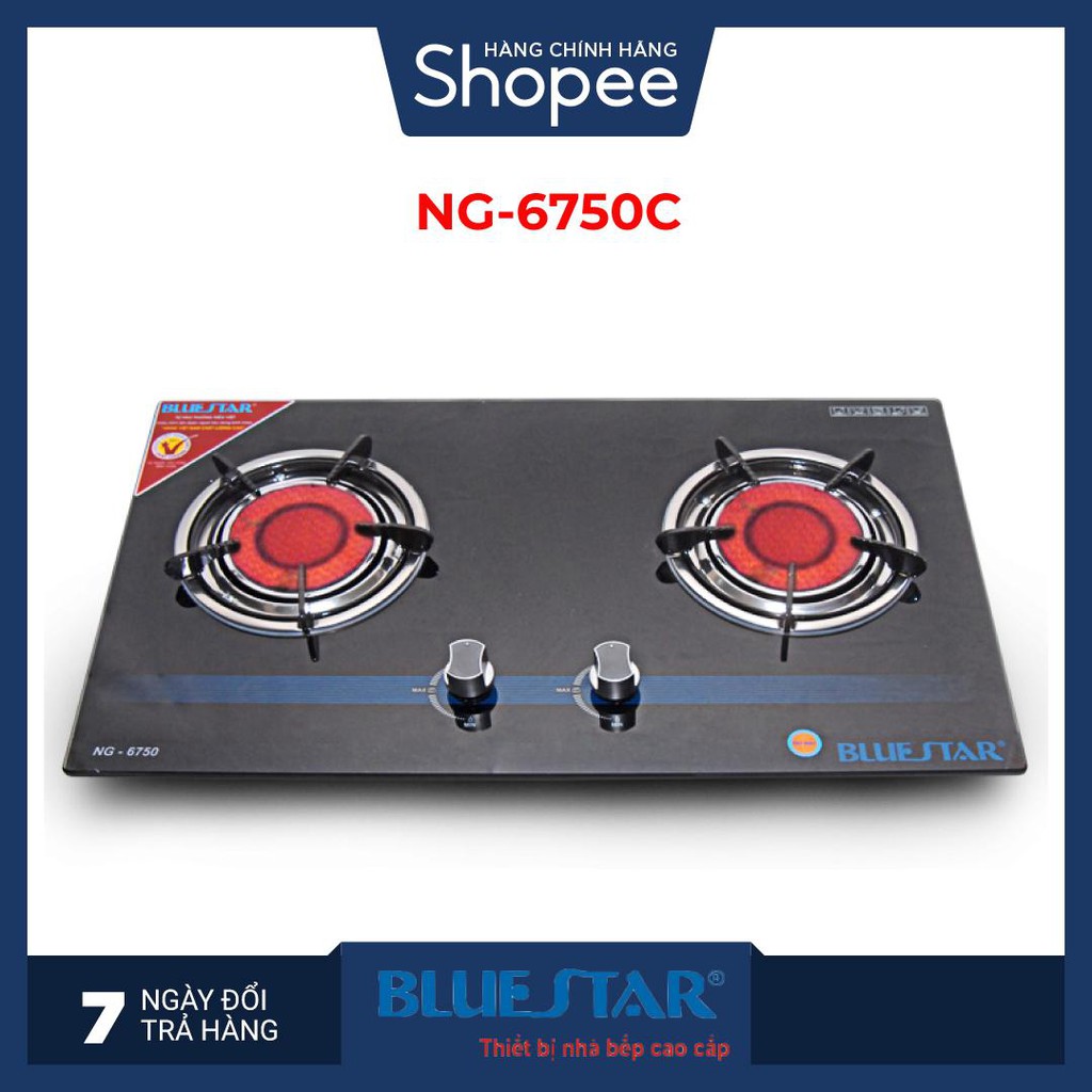 Bếp Gas Âm Hồng Ngoại Bluestar NG-6750C