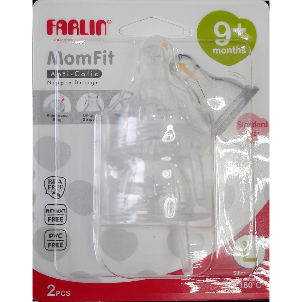 Núm Ty Thay Cho Bình Sữa Cổ Hẹp Farlin