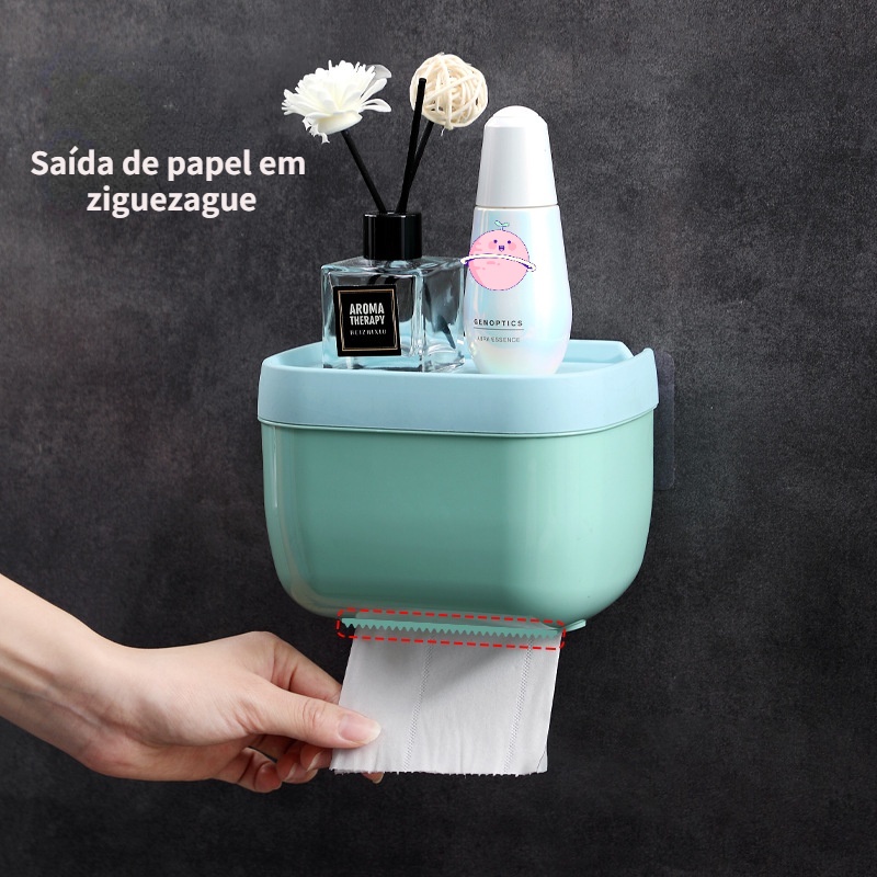 Giá Đỡ Cuộn Giấy Vệ Sinh Gắn Tường Đa Năng Chống Nước