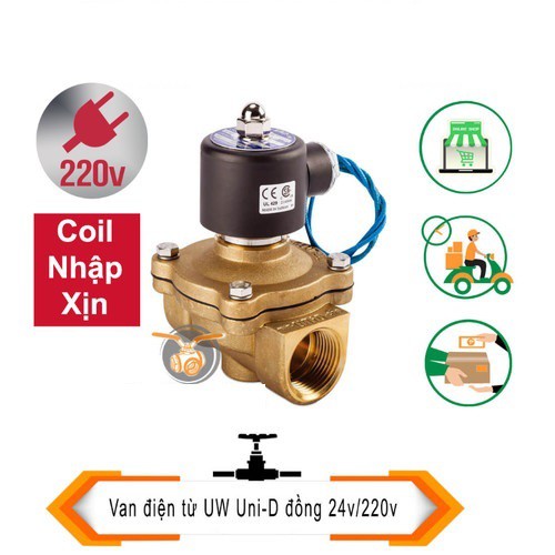 Van điện từ 34mm điện 220v