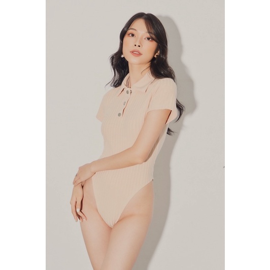WHITELAZZ | Set bodysuit và chân váy thun gân Ý - SOFIA BODYSUIT