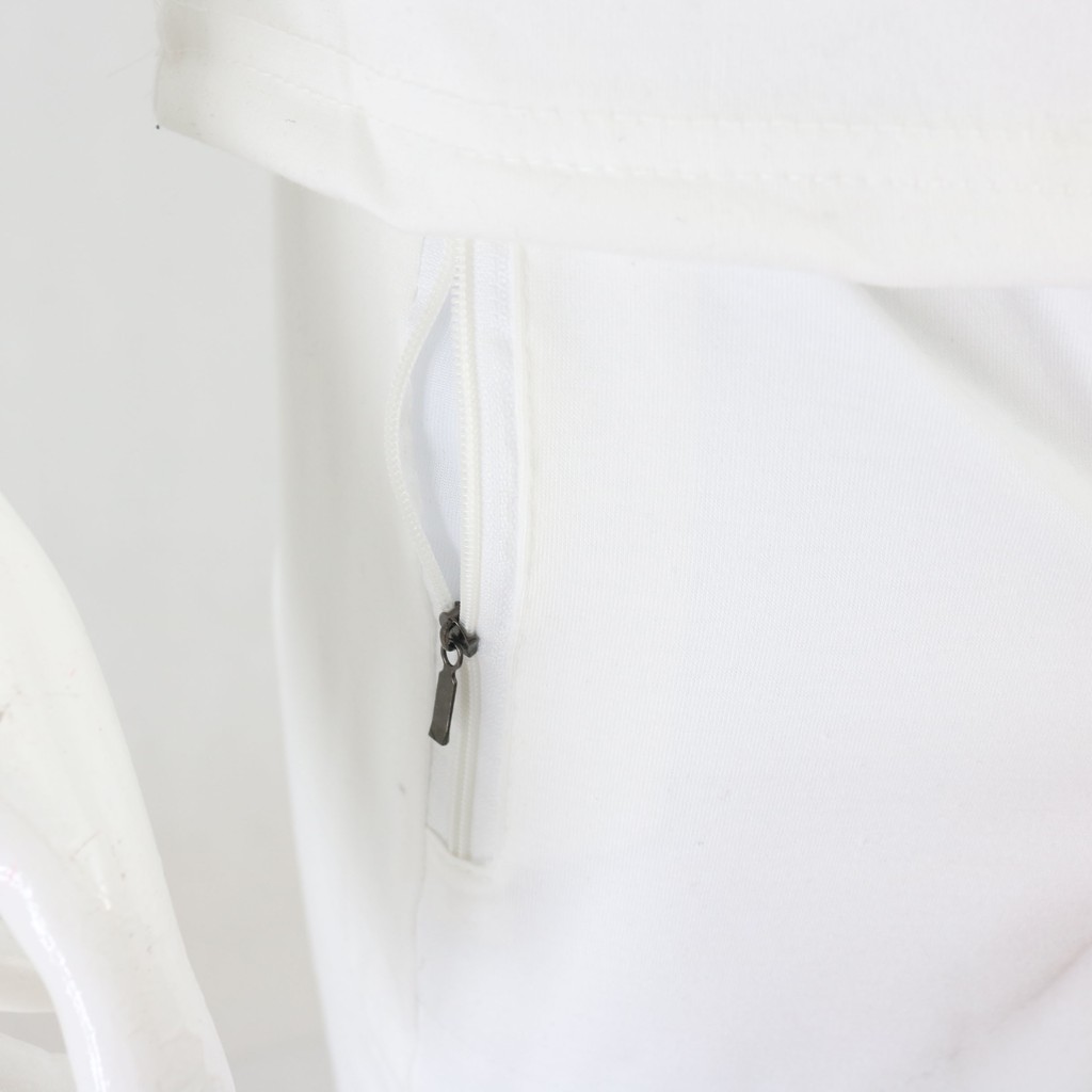 Bộ áo thun in hình Rồng - Màu Trắng (Có cúc cài) | BigBuy360 - bigbuy360.vn