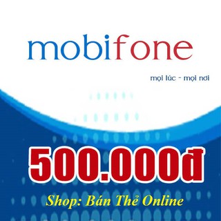 Mã thẻ Mobi 500K (Mã thẻ + seri)