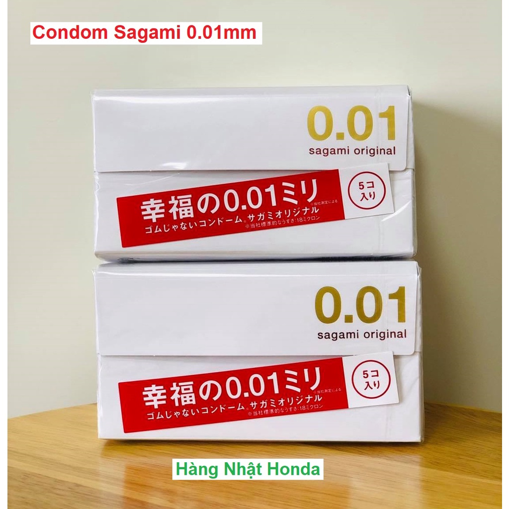 [Hàng Nhật Nội Địa] Bao cao su Sagami Original 0.01mm - Mỏng nhất thế giới