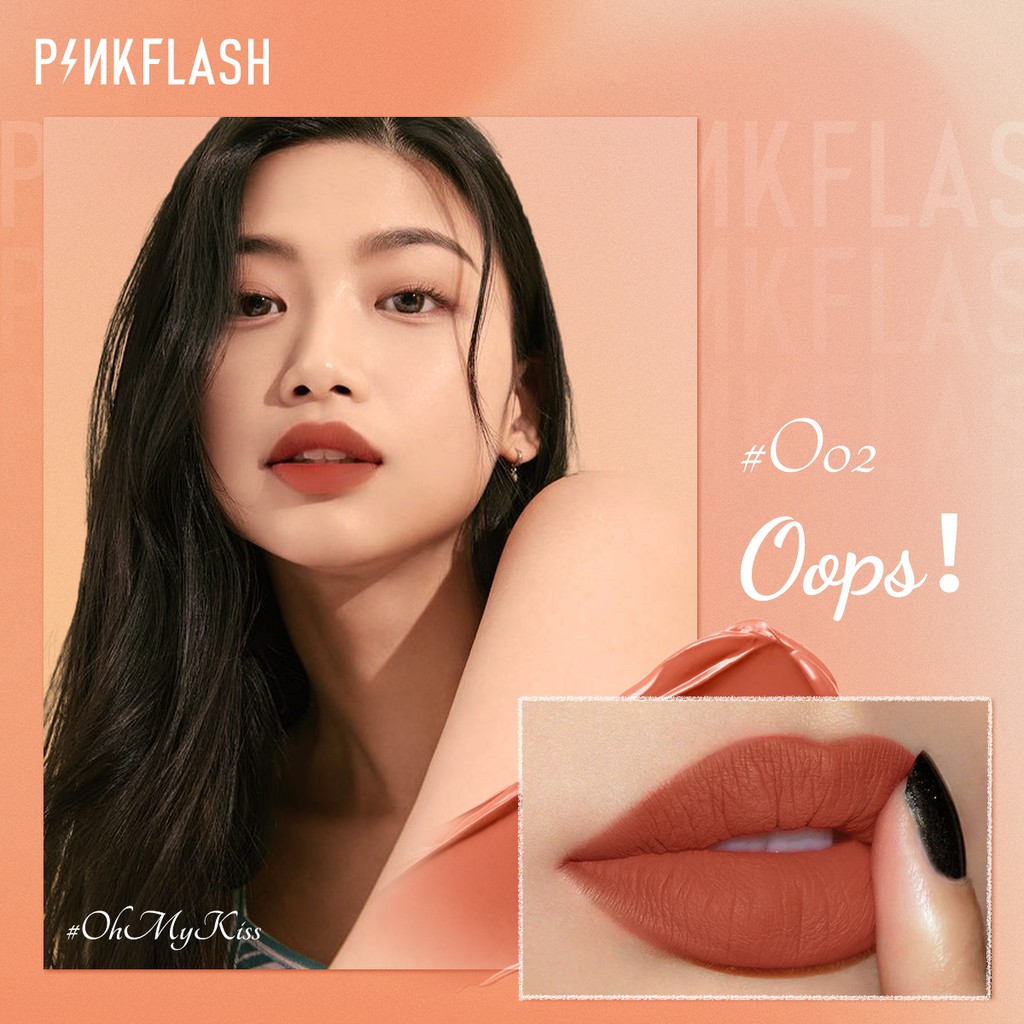 1 son kem PINKFLASH dưỡng ẩm môi chống nước lâu trôi 30g