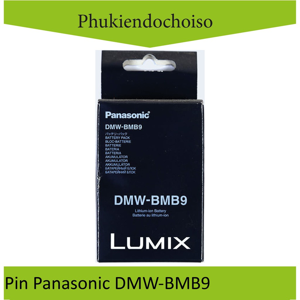 Bộ pin sạc thay thế 1 Pin 1 Sạc máy ảnh Panasonic DMW-BMB9