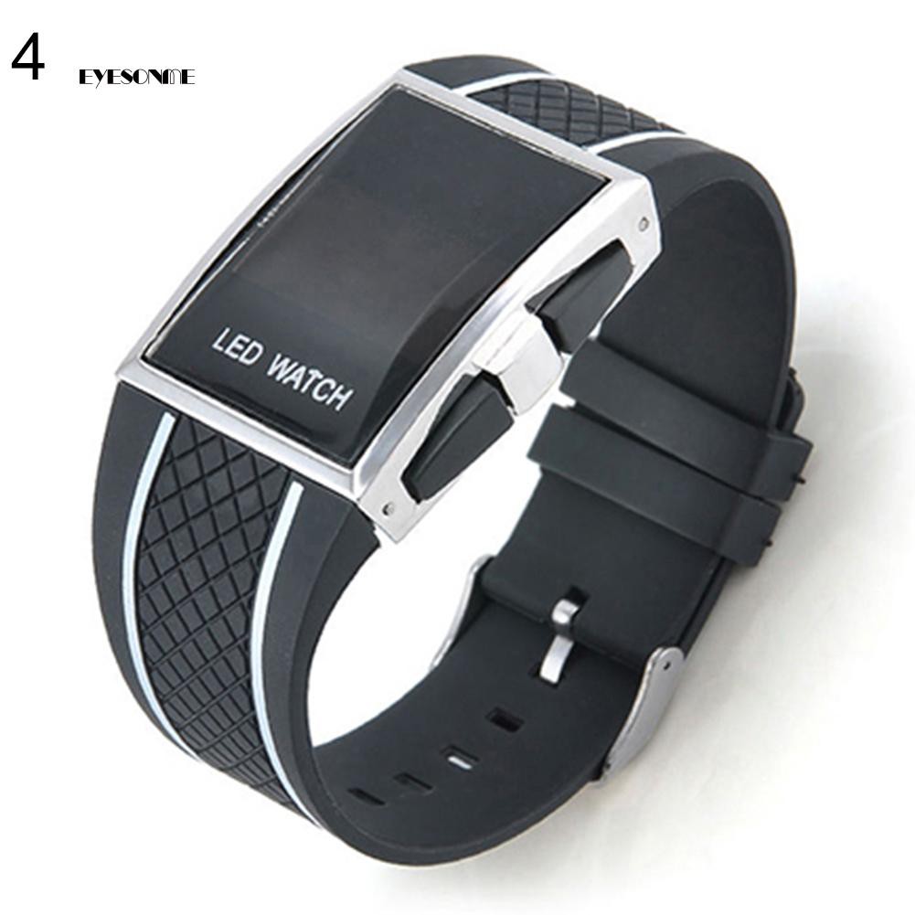 Đồng hồ điện tử mặt vuông cho nam và nữ