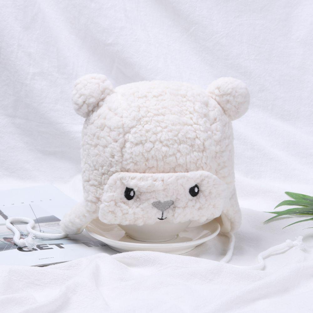 SUSANS Mũ Tai Gấu Hoạt Hình Giữ Ấm Cho Bé