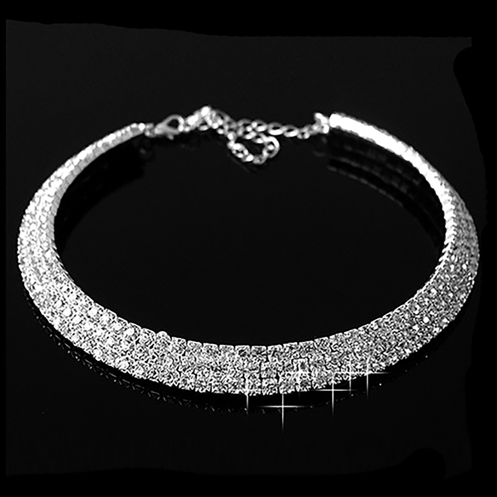 Vòng Cổ Choker Đính Đá Thời Trang Cho Nữ