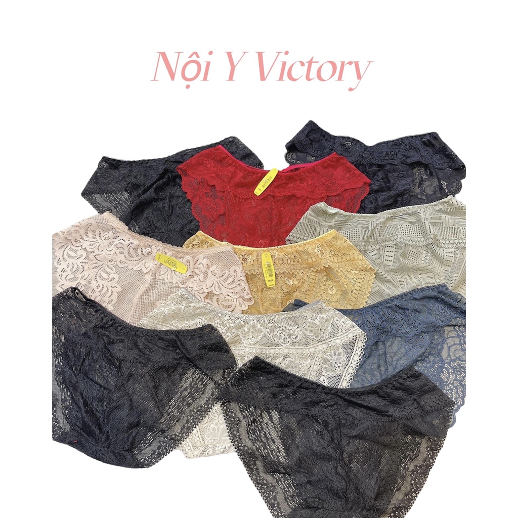 Set 10 Quần Lót Ren Nữ Viền Tinh Tế sexy, Quần Chip Nữ Kháng Khuẩn, ren gợi cảm