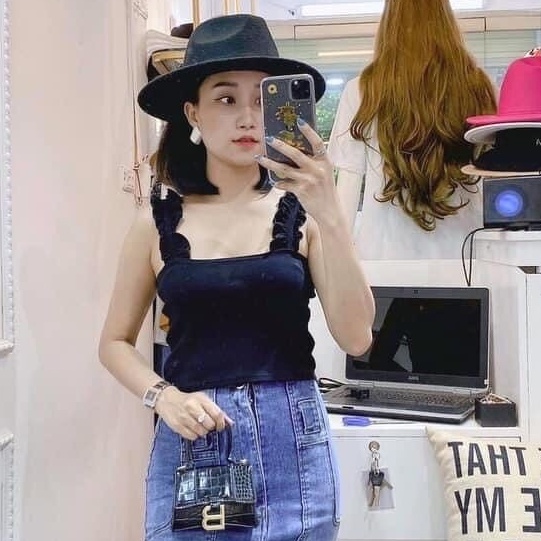 áo hai dây croptop cánh tiên nhiều màu gợi cảm