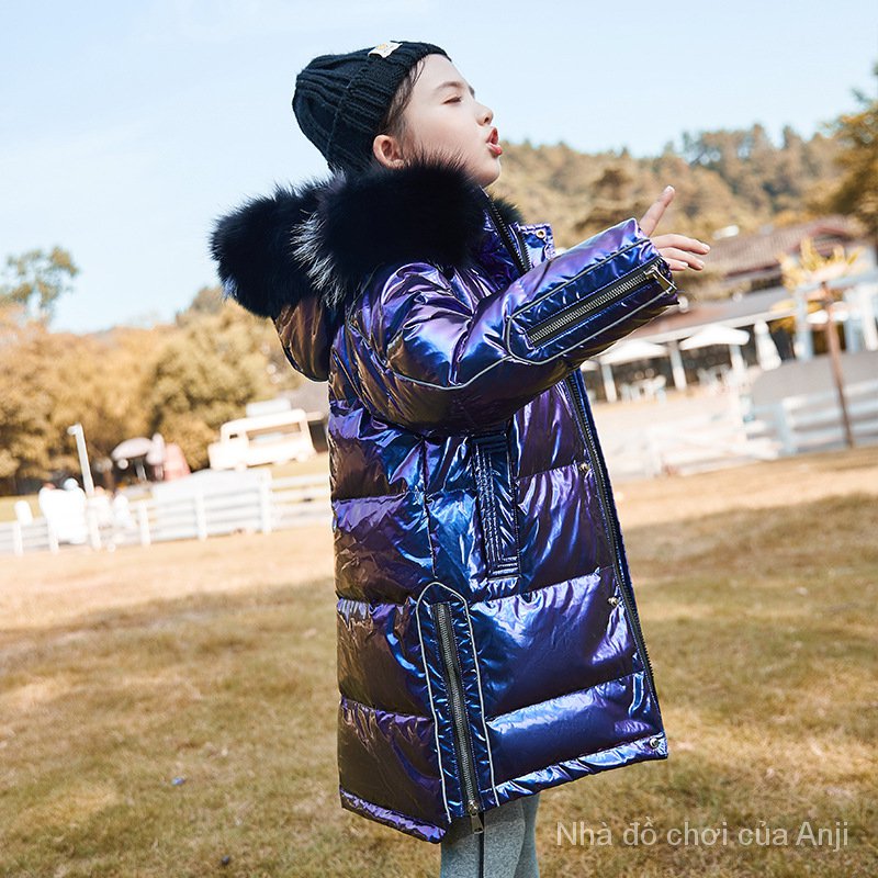 Children Girls Long Coat Winter Children Wear Thick Coat