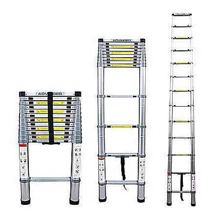 Thang nhôm rút gọn đơn Advindeq ADT208B - Hàng chính hãng