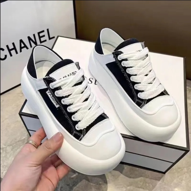 Giày Lười Đế Dày Mũi Tròn Phong Cách Preppy Thời Trang Mùa Hè 2022 Dễ Thương Dành Cho Bạn Nữ