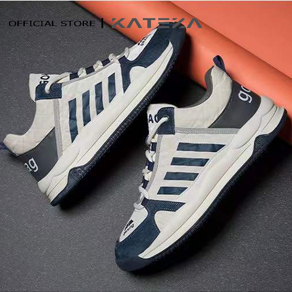 Giày thể thao nam KATEZA giày sneaker nam chất liệu cao cấp phối sọc êm chân -G54L2 Size (39-43)