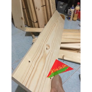 Tấm gỗ thông mới mặt lớn dài 1m rộng 20cm dày 2cm được bào láng 4 mặt
