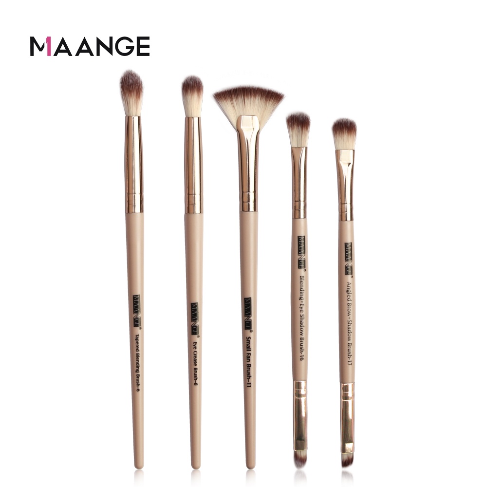 Bộ 5 cọ trang điểm MAGEFY đa năng cao cấp chuyên dụng