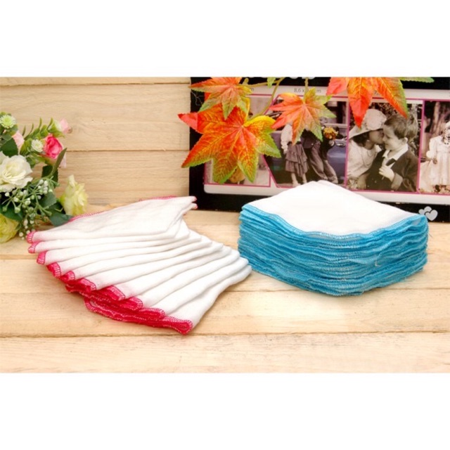 Set 10 khăn sữa cho bé 3-4-5 lớp
