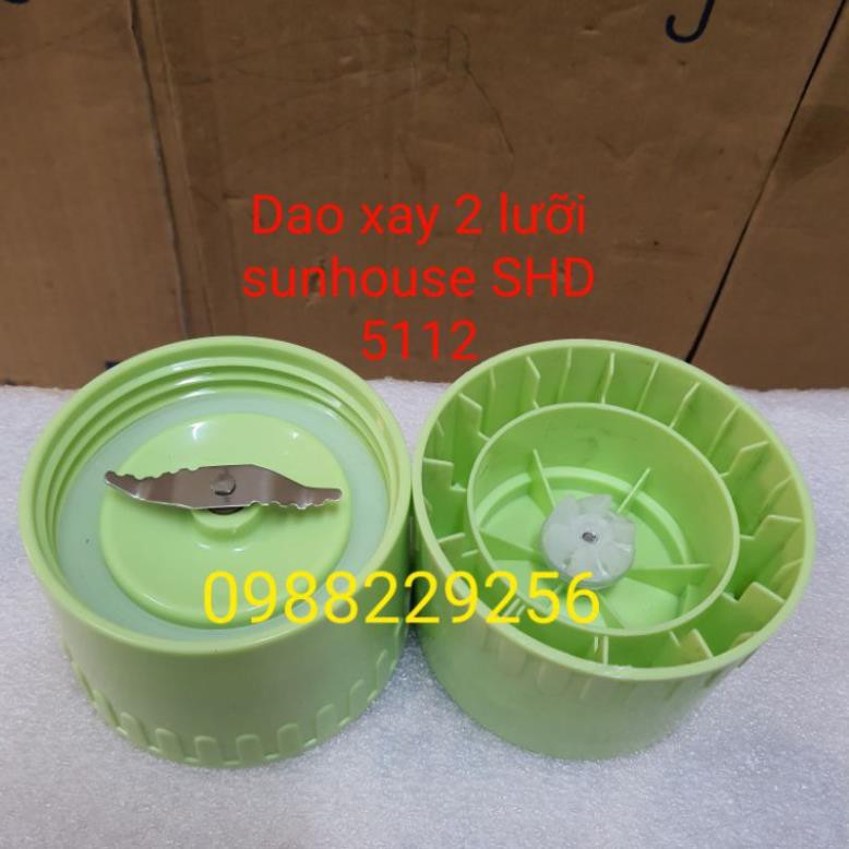 Phụ kiện máy xay- Bộ dao 2 lưỡi máy xay sinh tố sunhouse SHD5112 SHD5111 Happy time