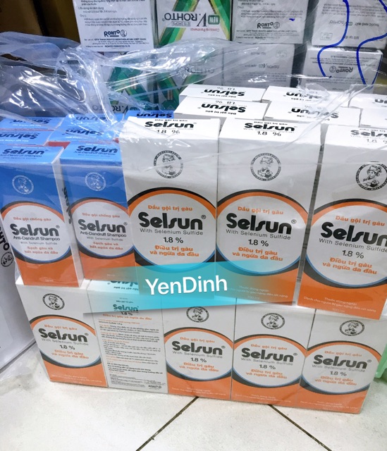 Dầu Gội Chống Gàu SELSUN 1,8%- Dành Cho Người Bị Gàu Nặng Đến Rất Nặng 100ml