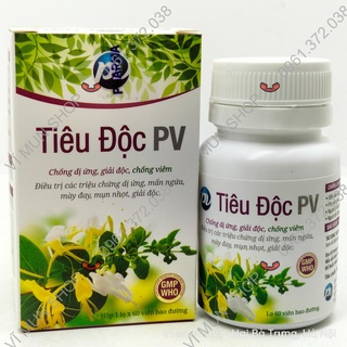 Tiêu đoc pv lọ 60 viên