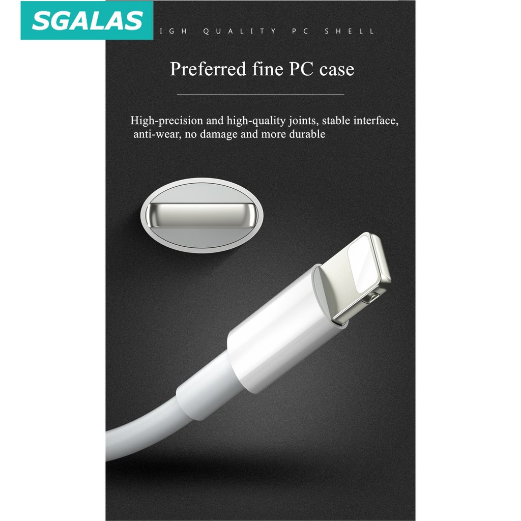 Cáp sạc nhanh USB Sgalas cho IPmáy tính bảng táo