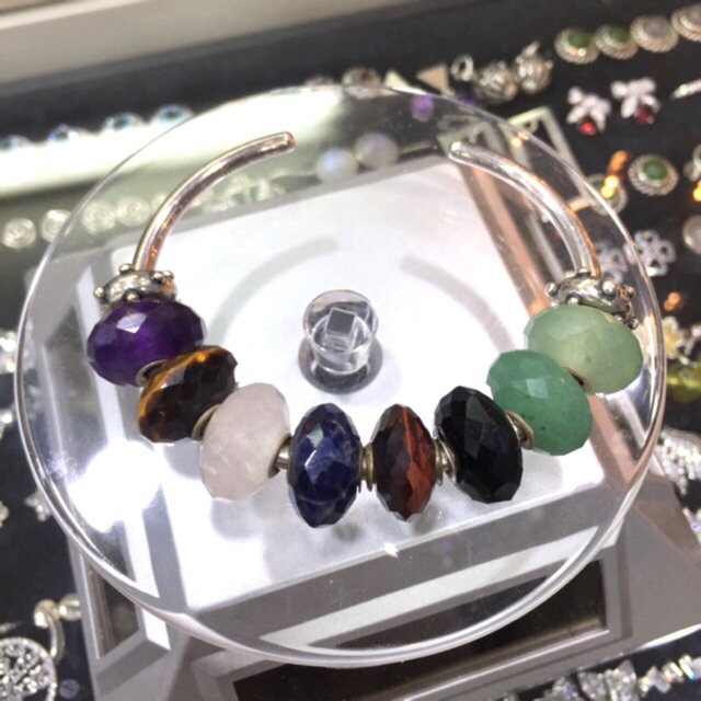 Bead charm hạt lõi bạc 925 cao cấp cho vòng tay