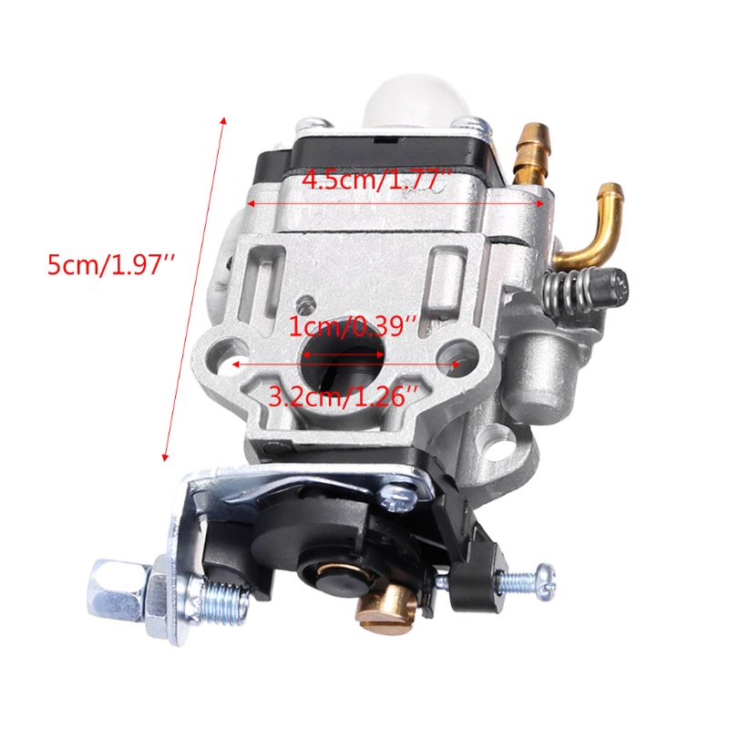 Bộ Chế Hòa Khí 10mm Cho Xe Tay Ga 23cc 25cc 26cc 33cc 36cc