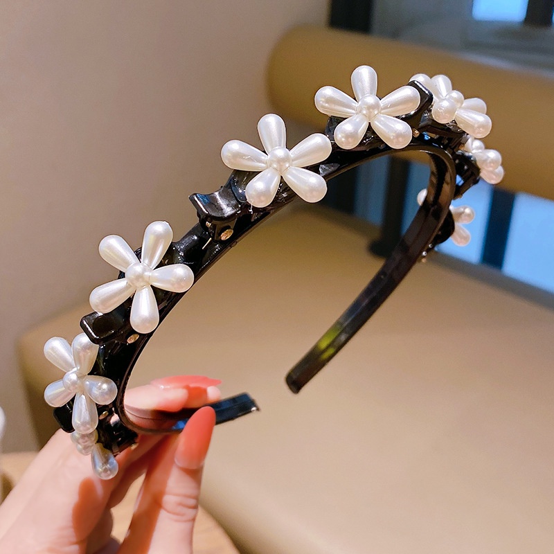 Băng Đô Cài Tóc Đính Ngọc Trai Giả Thời Trang Cho Nữ