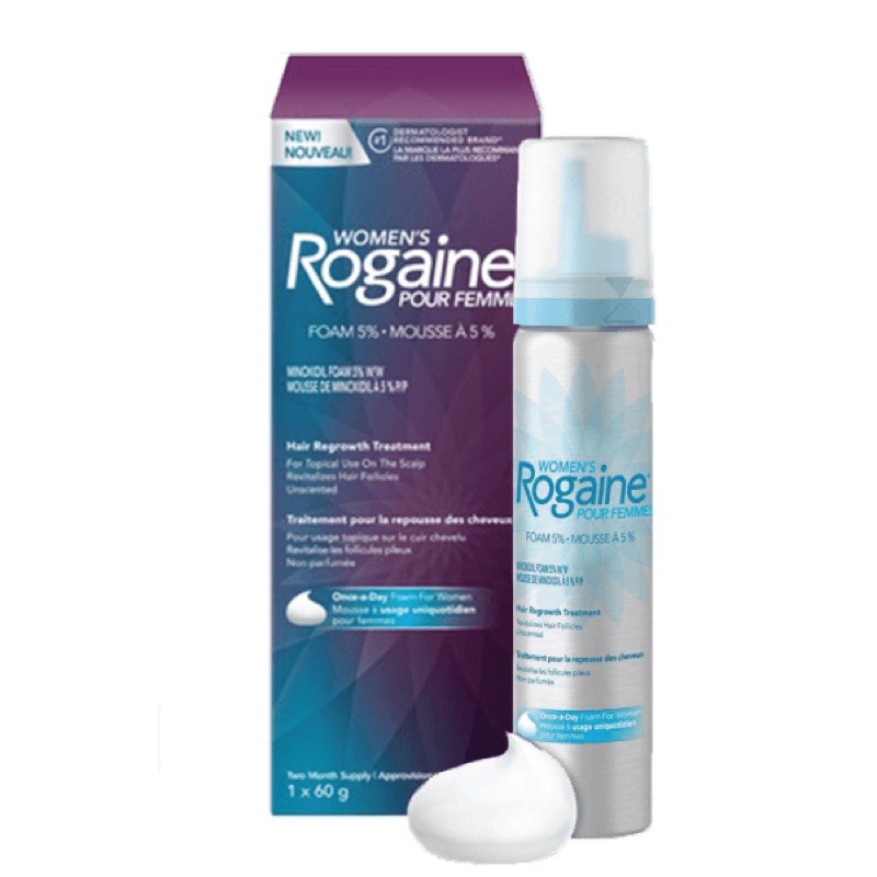 Foam mọc tóc  NỮ  Rogaine 5% Minoxidil Hair Regrowth