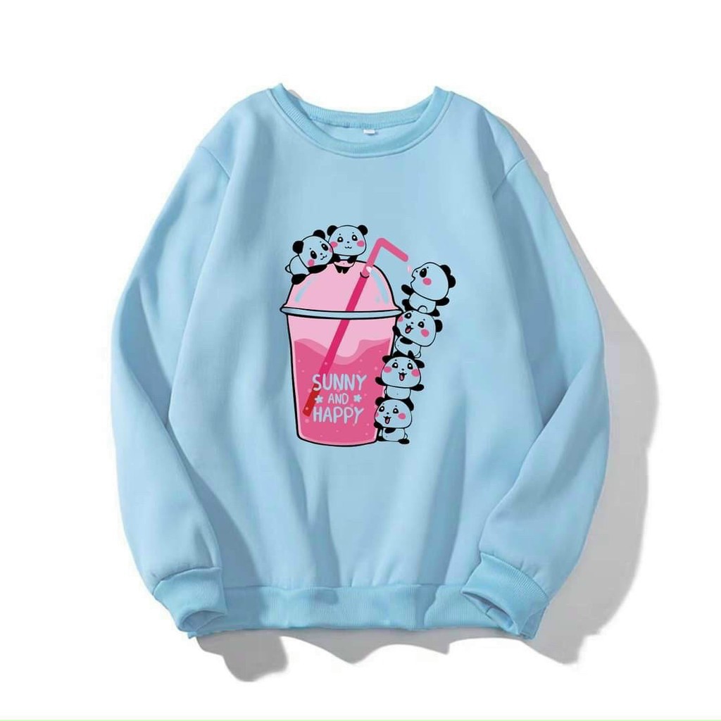 Áo Khoác Nỉ Sweater Cho nam Cho nữ và Cặp Đôi in hình ly coffee Có 3 Màu,Form rộng Unisex