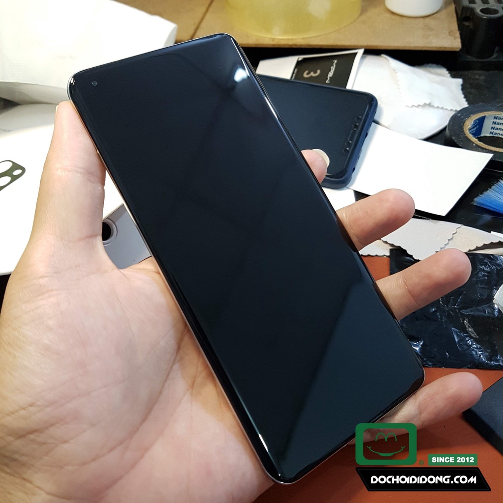 Miếng dán cường lực Xiaomi Mi 11 Ultra Zacase keo UV cao cấp