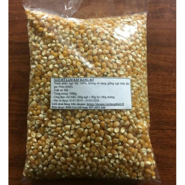 Set 1kg ngô Mỹ làm bắp rang bơ | BigBuy360 - bigbuy360.vn