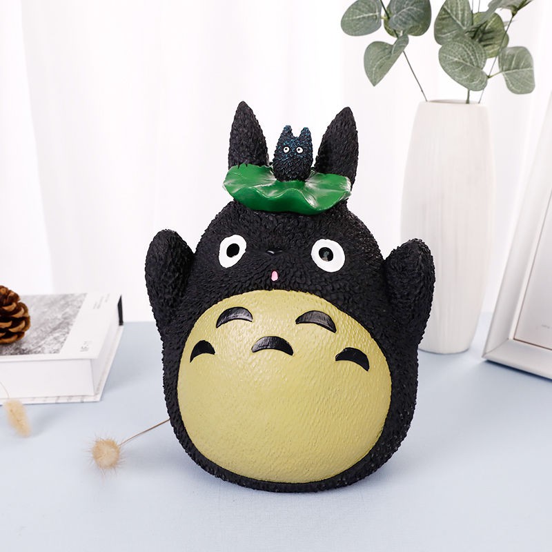 Con heo đất Totoro only Không thể bỏ qua hoạt hình lớn bằng nhựa có khả năng chống rơi làm quà tặng sinh nhật bạn t