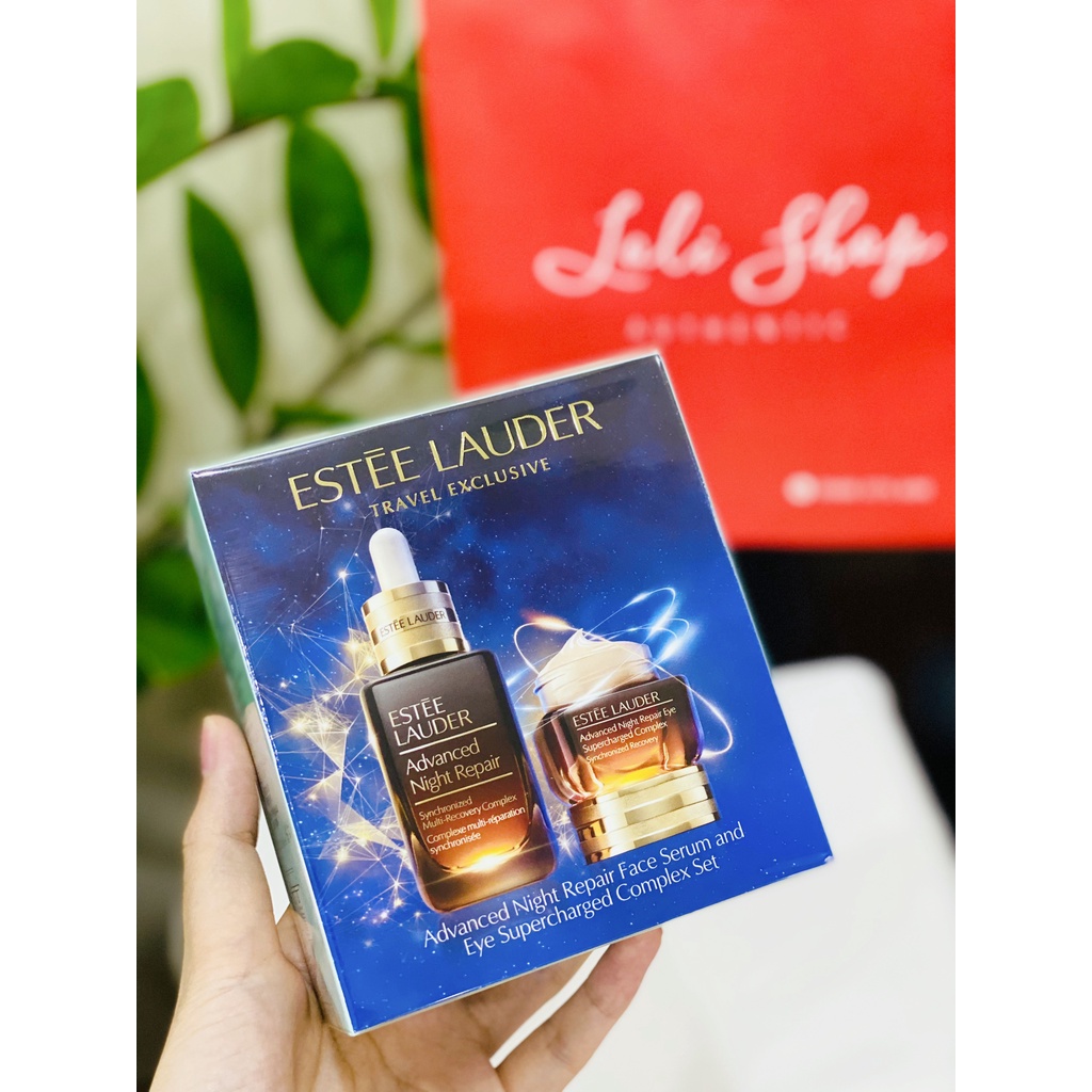 [Made in UK] Estee Lauder Sét Dưỡng Da 2 Món: Serum Estee Lauder 50ml + Kem Mắt Estee Lauder 15ml