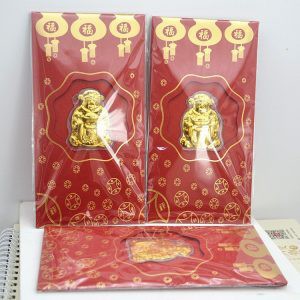 Set 1c Lì Xì Thần Tài Mạ Vàng 24k