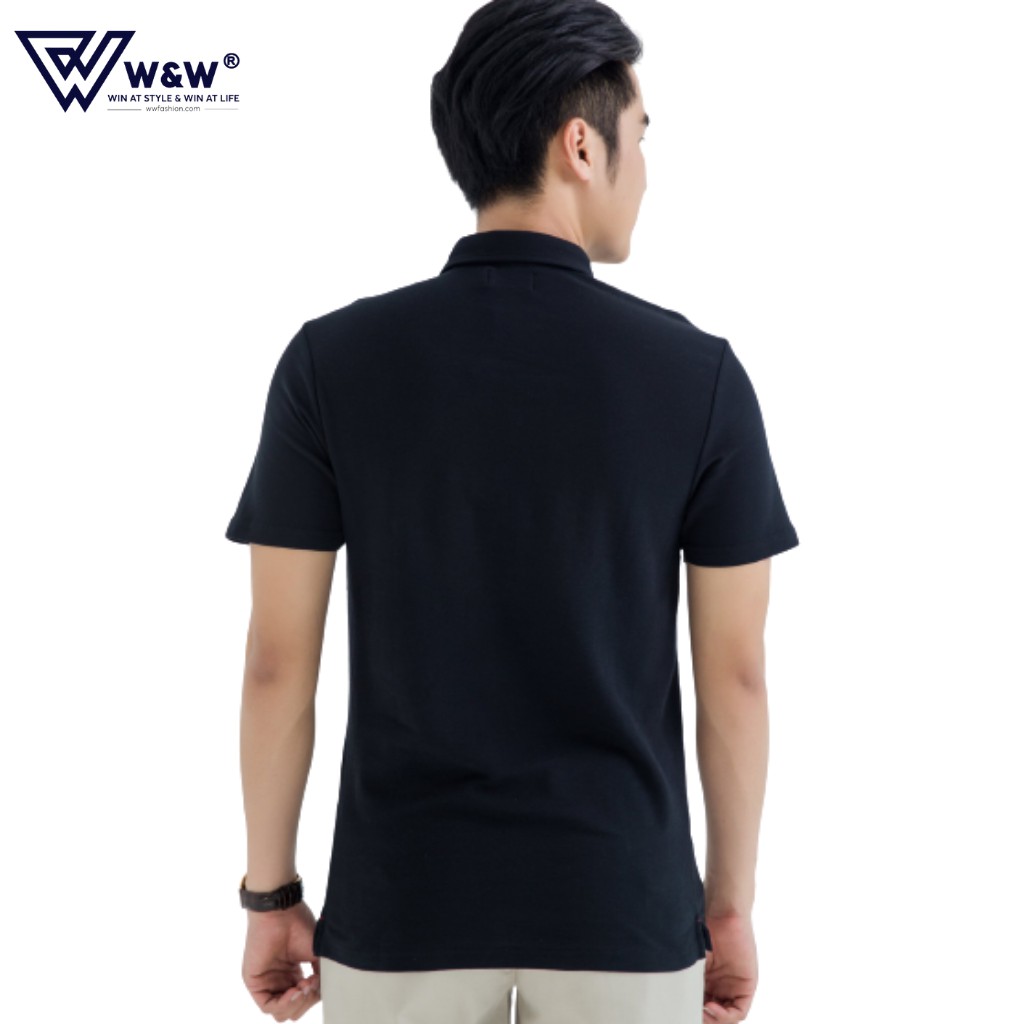 Áo Polo Nam Ngắn Tay Dáng Regular Fit W&W WPO25, Áo Thun Nam Cổ Bẻ, Khử Mùi, Thấm Hút Mồ Hôi, Co Giãn, Bền Màu