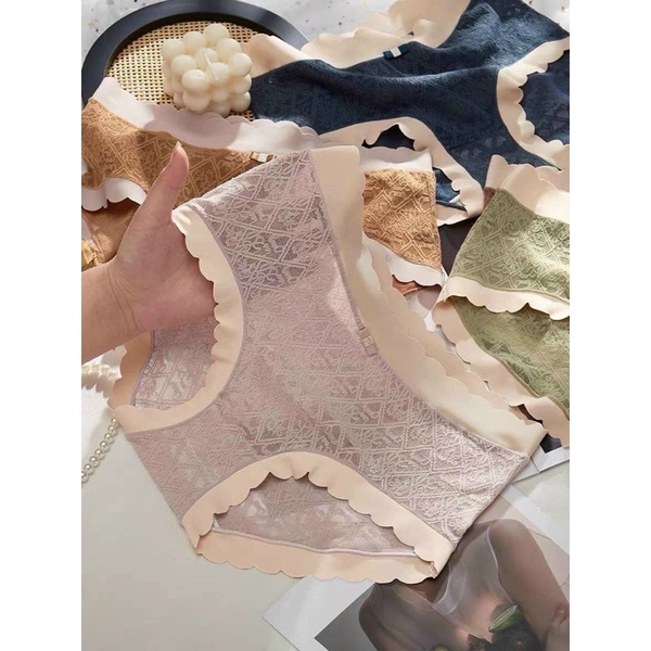 [Sale] Quần lót ren cotton pha cạp su 2205( lẻ 1c)