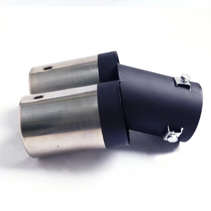 Ống Xả Đôi Chụp Độ Pô Bằng Thép Không Gỉ Cho Xe Hơi Ô Tô