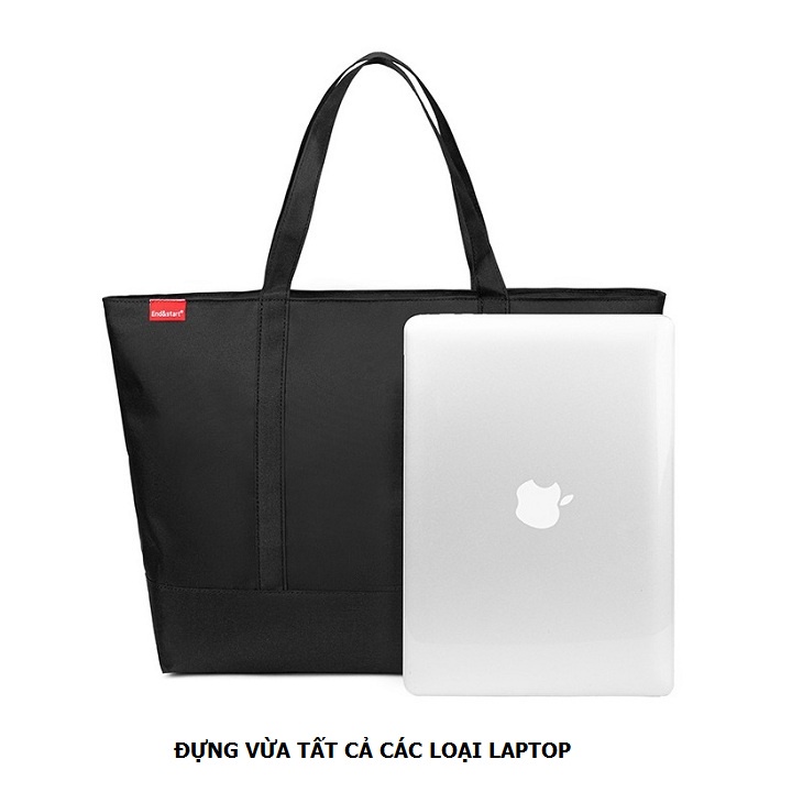 Túi laptop vải Canvas kháng nước vừa tất cả các loại Laptop - Túi tote vải Unisex phong cách Streetwear TC04-D