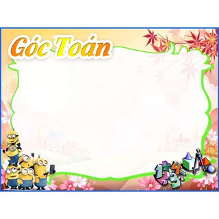 Decal các góc học tập - Đồ dùng dạy học Ruby