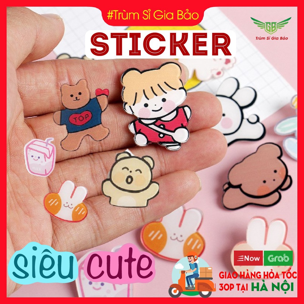 Sticker Gắn Balo Ulzzang Sinh Viên, Huy Hiệu Cài Cặp Học Sinh, Ghim Cài Phụ Kiện Ba Lô, Túi, Mũ, Nón Hoạt Hình Dễ Thương