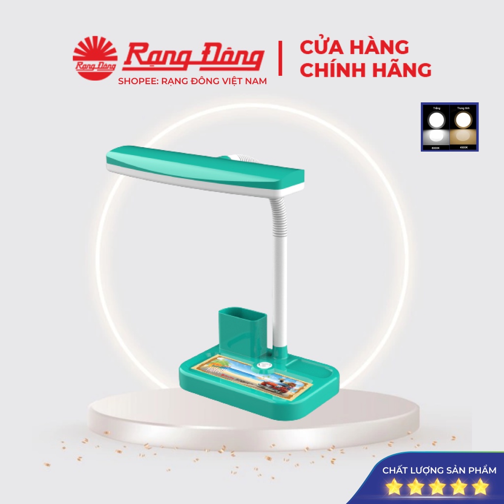 Đèn học Rạng Đông chống cận 5W, Model RDRL01.V2