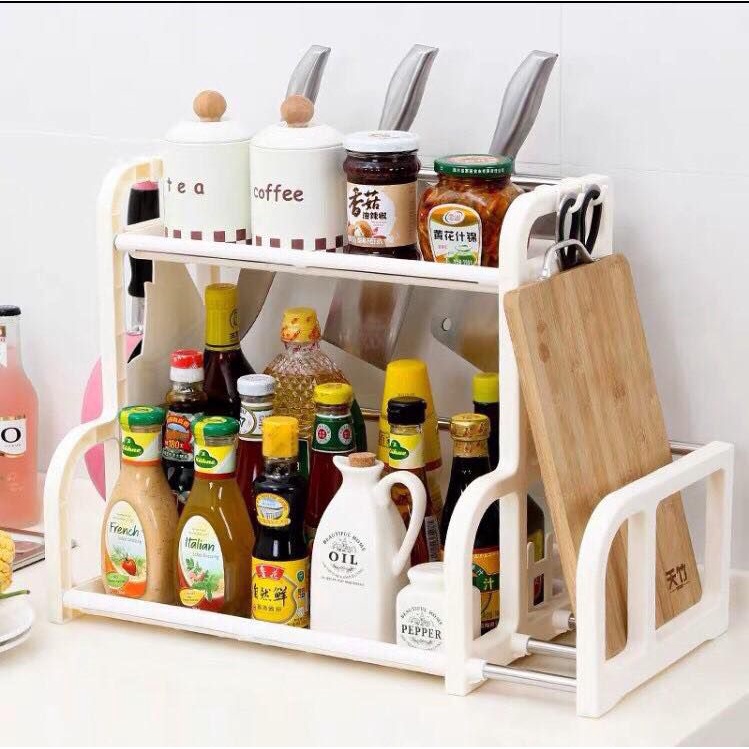 Kệ gia vị chữ H Tiện ích -Tiện Dụng -  NHỰA Việt Nhật